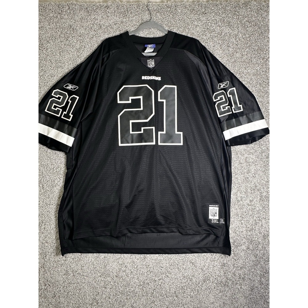 Sean Taylor #21 Redskins Blackout Jersey Reebok NFL 3XL Rare Mens Football